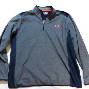 Under Armour Blue Loose ColdGear Long Sleeve Pullover Sweatshirt